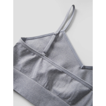 LMTD Sømløs Top Betty Light Grey Melange